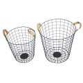 Luxury Design Metal Wire Bin Storage Basket Home